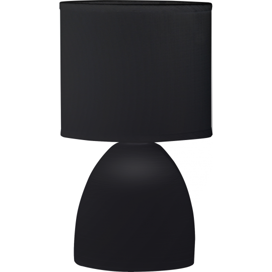 Dekorativna stona lampa keramička E14 crna M1011